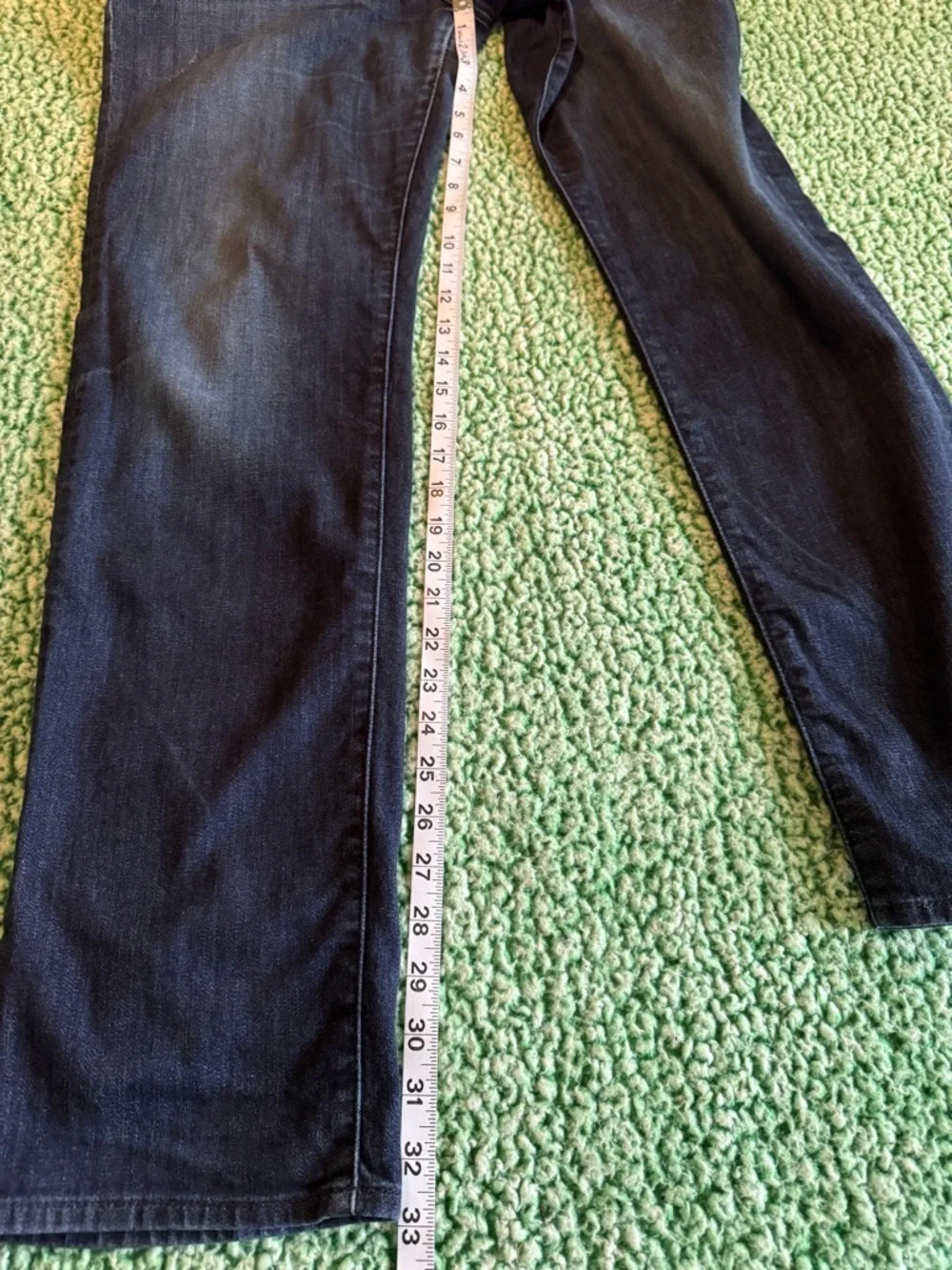 7 For All Mankind‎ Men's Dark Blue Straight Jeans Size 36